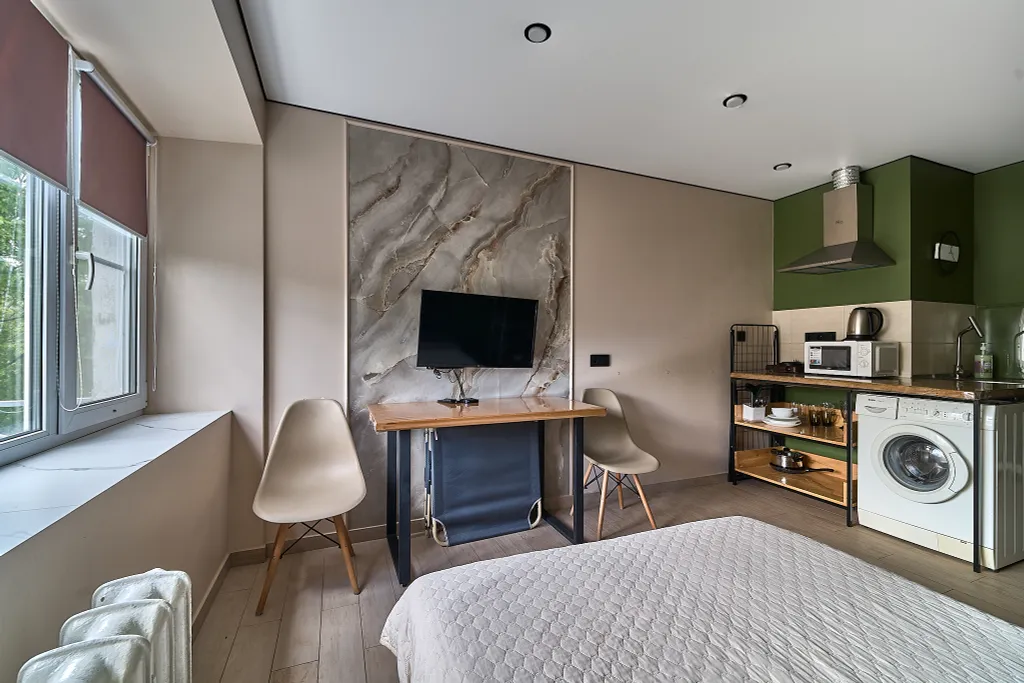 Мини-студия с евро-ремонтом