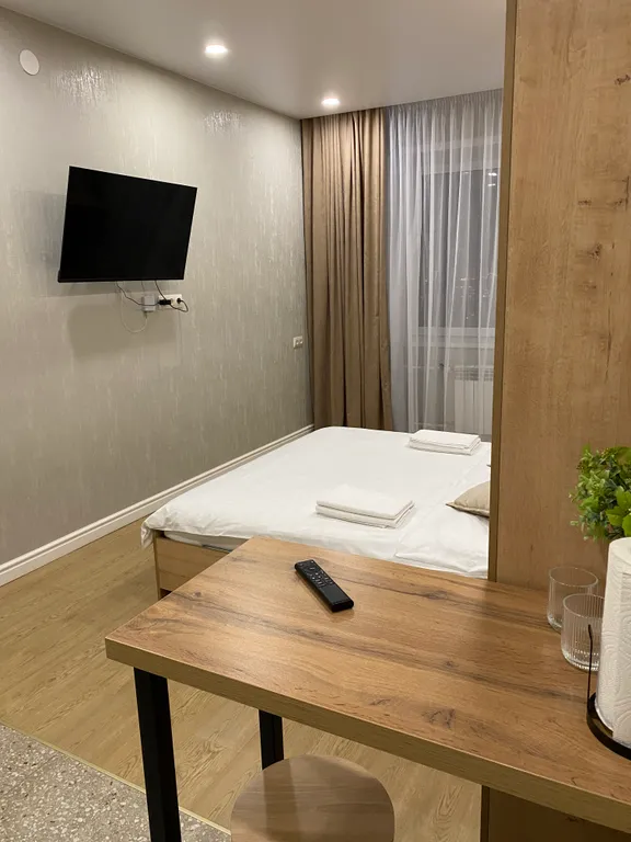 Квартира Квартира Уютная студия 25м2 в авторском отеле «Золотое Сечение» — Красноярск