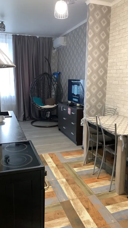 Уютная студия в центре города в тихом спальном районе