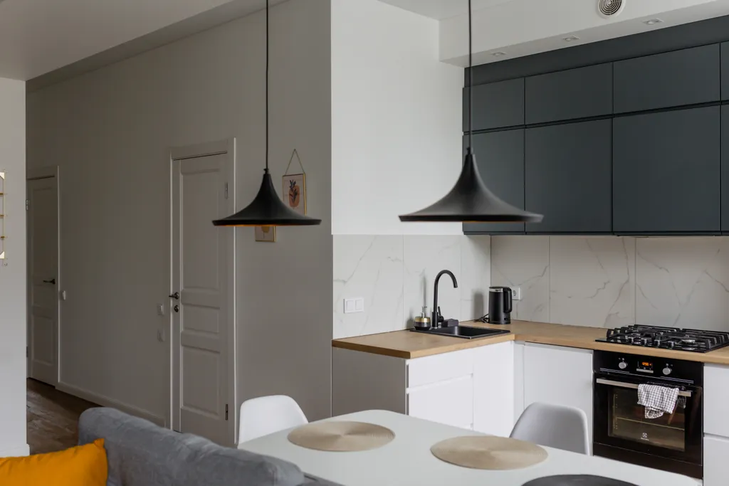 Просторная, светлая квартира в скандинавском стиле в центре города