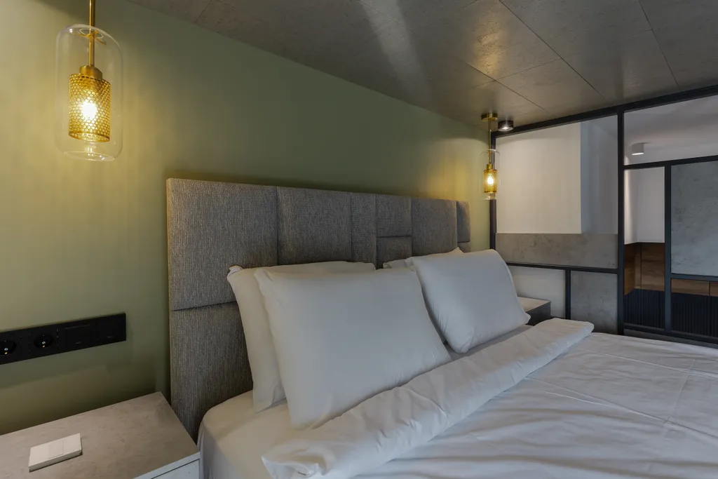 Видовой двухуровневый лофт с дизайнерским ремонтом для 2-4 гостей