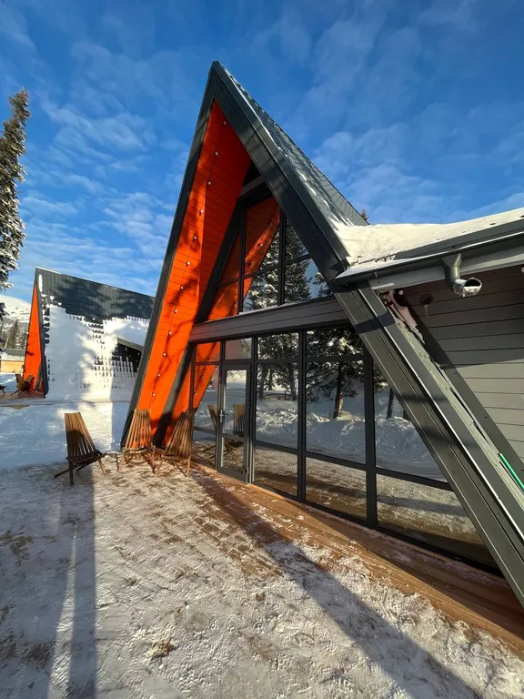 А-фрейм в лесу 100 кв м