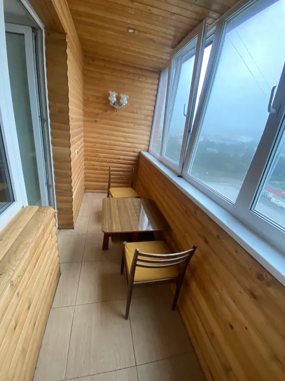 Однокомнатная квартира с благоустроенными лоджиями