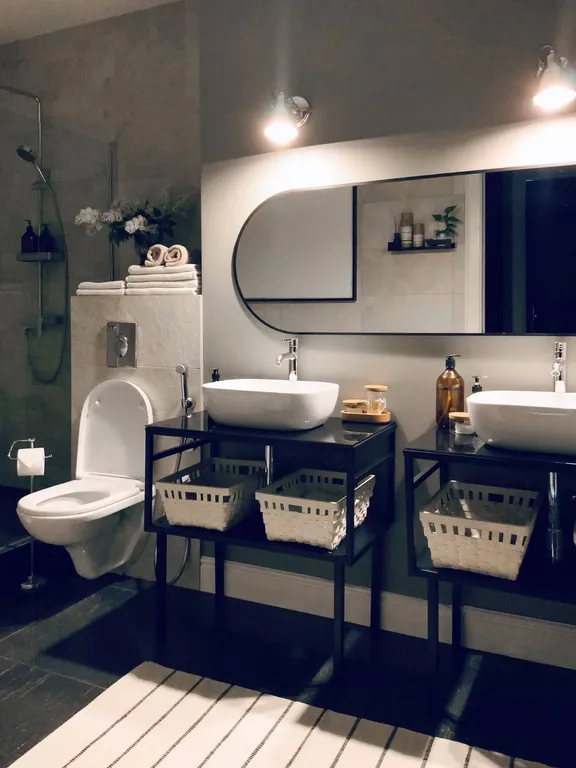 Квартира Атмосферная квартира с панорамным видом и 2-мя спальнями — Москва