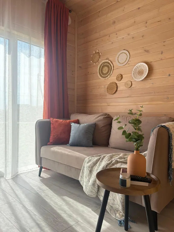 Дом с видом на березовый лес