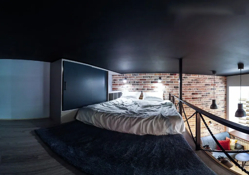 Двухуровневый апартамент в стиле лофт