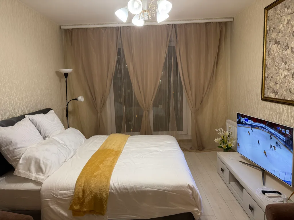 Квартира Теплая уютная квартира с кроватью king-size — Минск