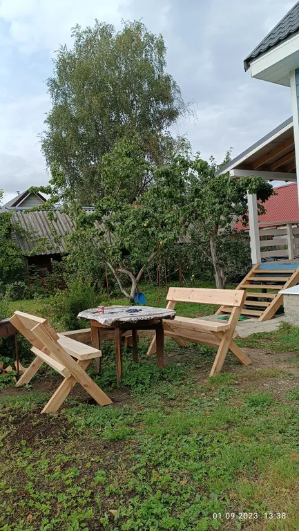 Коттедж Дом с батутом для детей — Новая Ладога