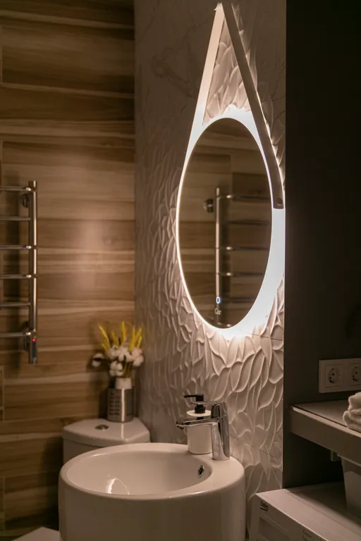 Студия с видом на рассвет в горах, с кухней и балконом