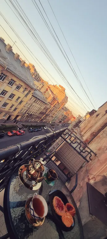 Квартира Квартира Уютная студия с балконом в центре Санкт-Петербурга — Санкт-Петербург