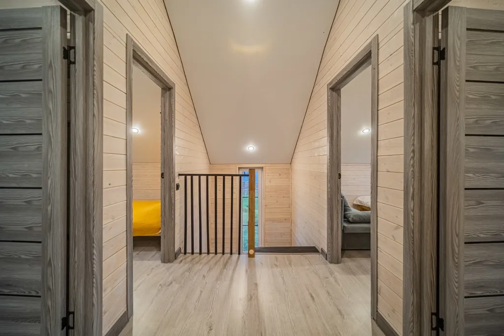 Уютный барн хаус с большими панорамными окнами Барн 4