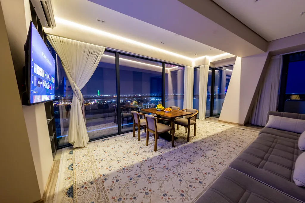 NRG U Tower, квартира с панорамным видом на Tashkent city 25 этаж