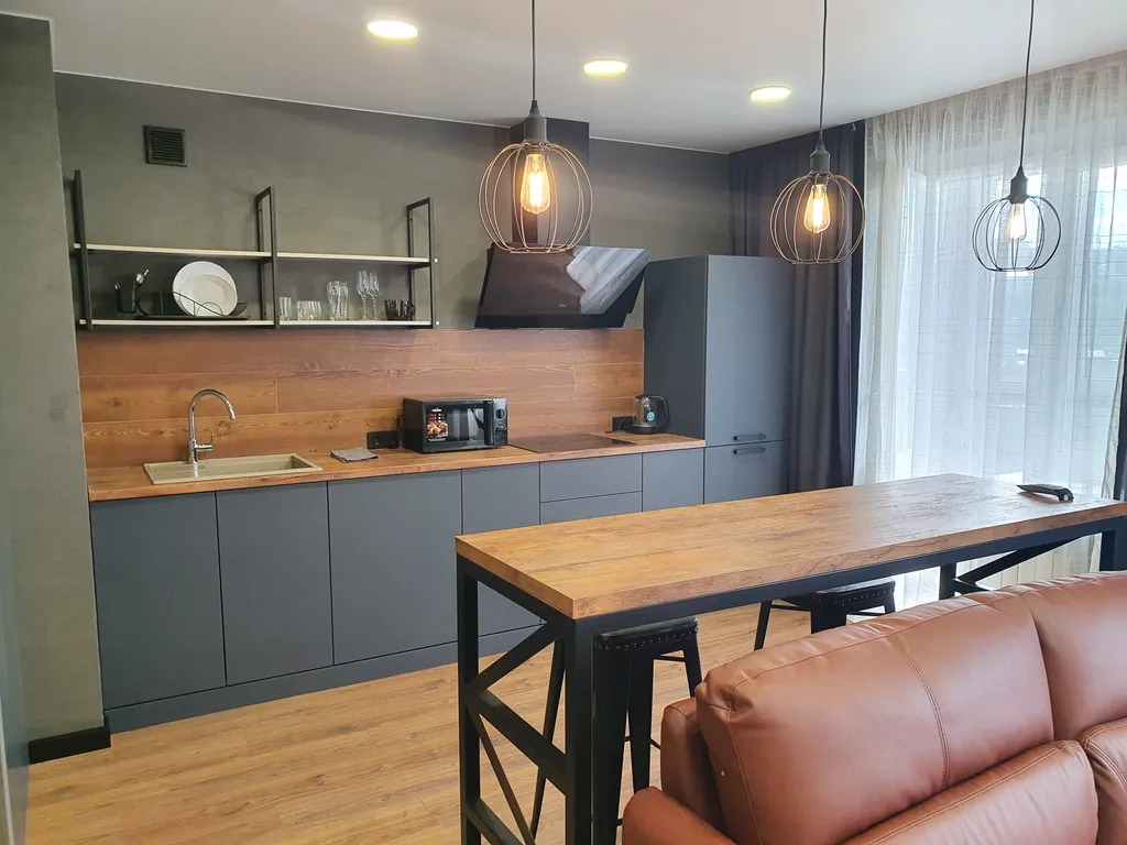 Уютная квартира в центре города в стиле лофт