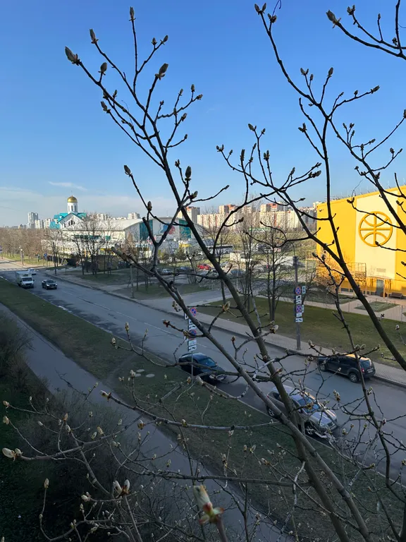 Квартира с балконом в пешей доступности до метро, 8 минут