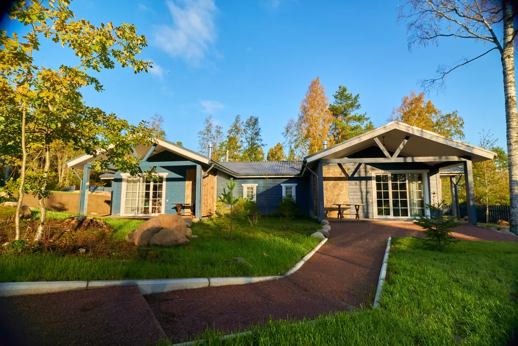 «Талони». Коттедж 6+2 с сауной и камином возле Коробицыно