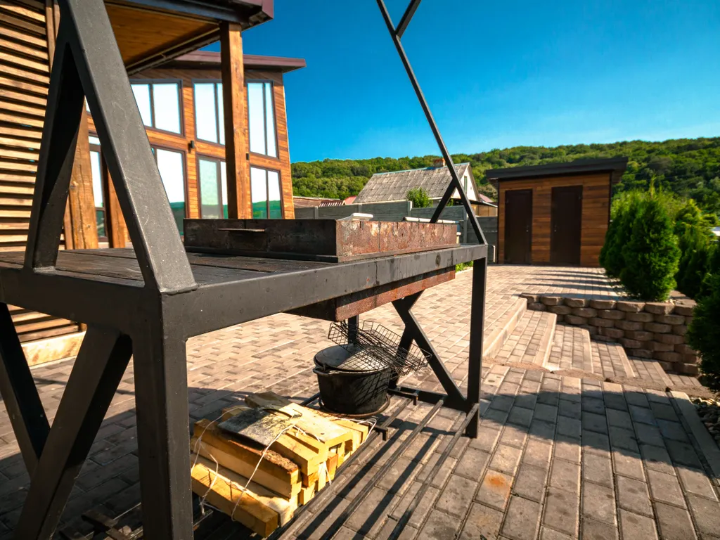 Апартаменты с горячим бассейном и видом на горы