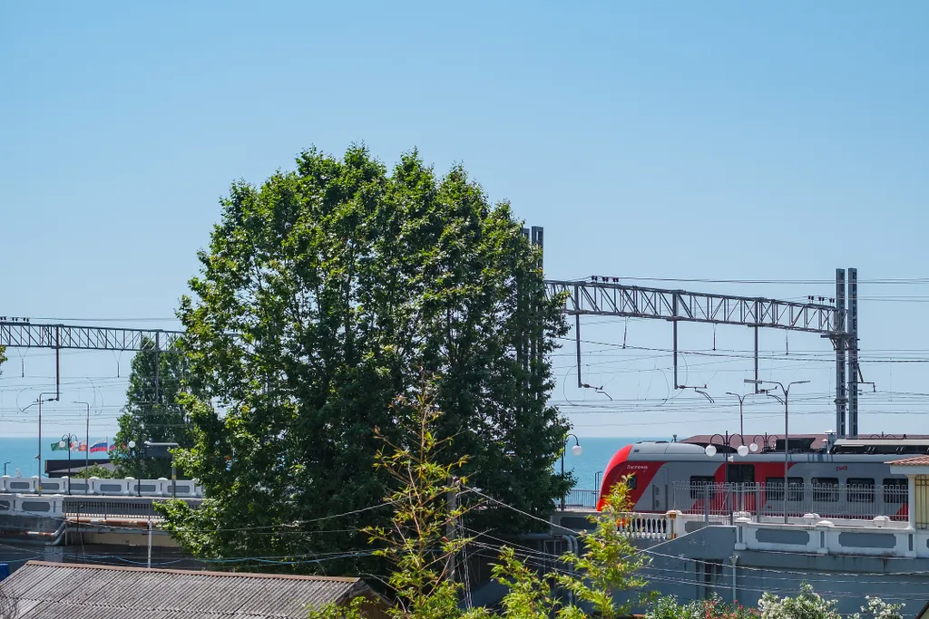 Просторная квартира на берегу моря