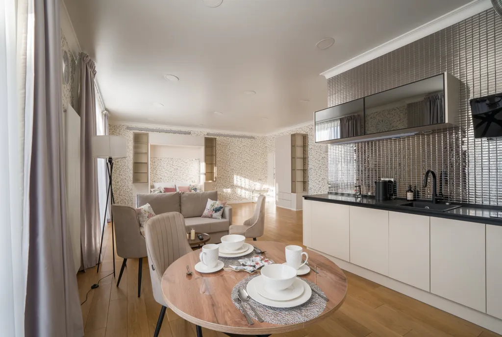 Квартира Квартира Дизайнерский апартамент-студия около Лахта-центра — Санкт-Петербург