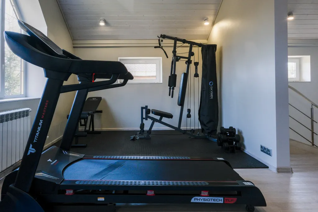 Дом шале с сауной, тренажерным залом и барбекю - для семьи и друзей