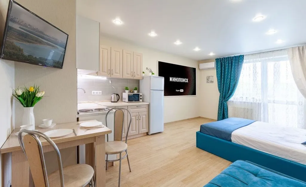 Апартаменты Квартиркаплаза семейный варианту Самарских терм, проектор