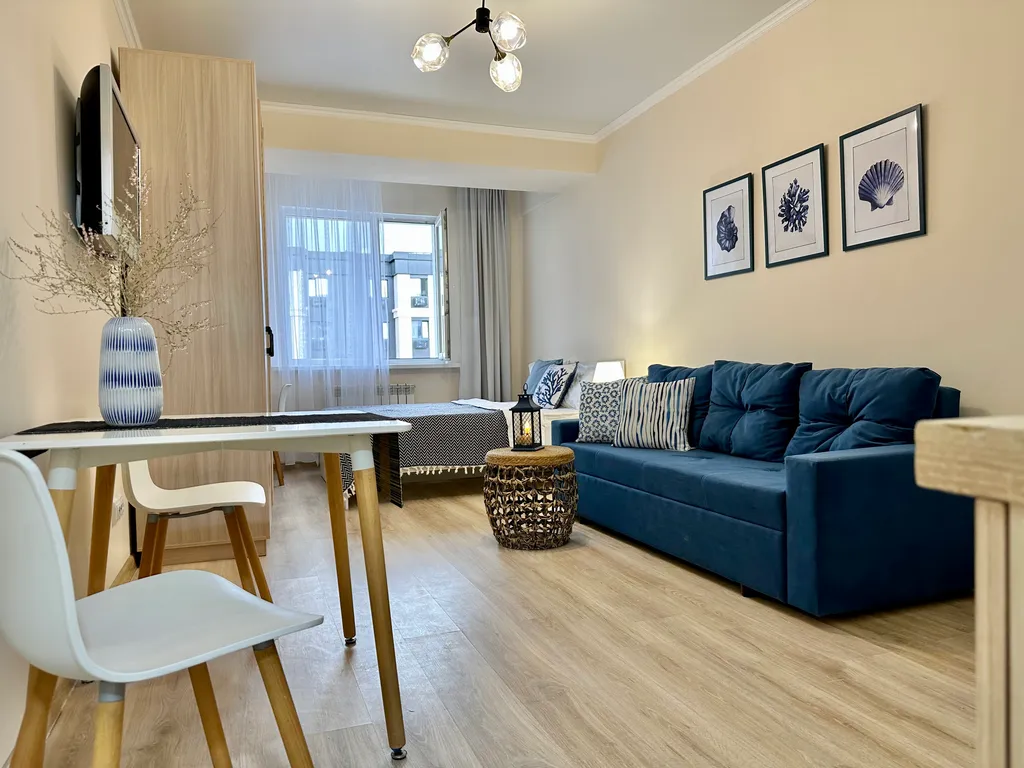 Красивая квартира Канкун в морском стиле в центре города