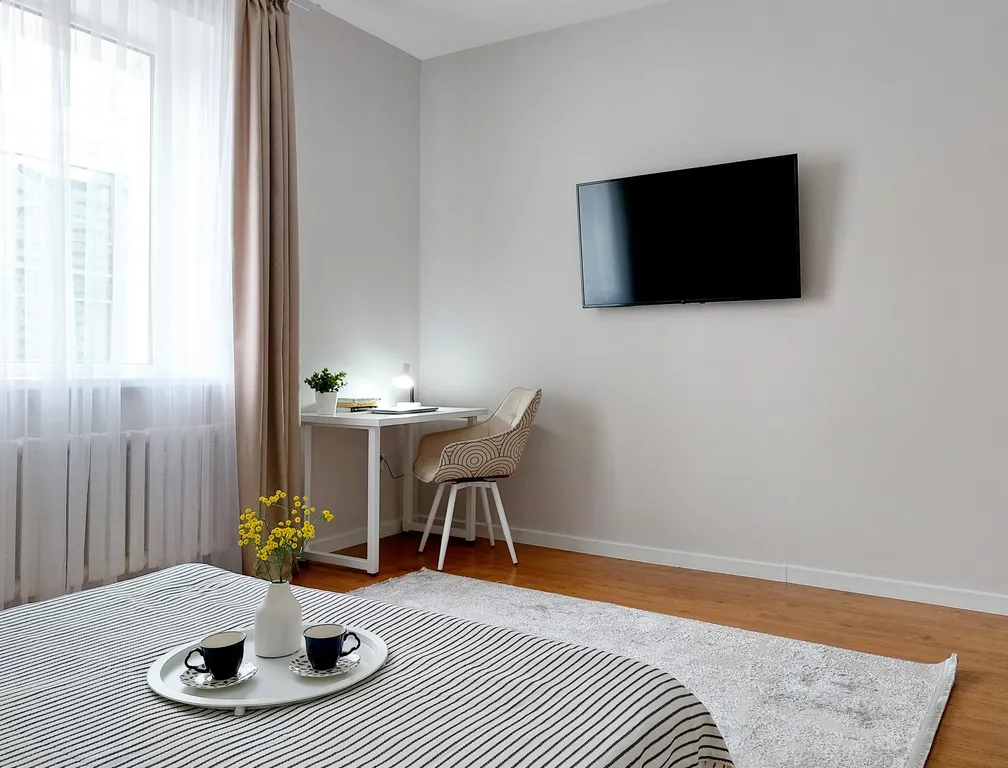 Просторная студия Space Apart Astana С3А с балконом в районе Байтерека