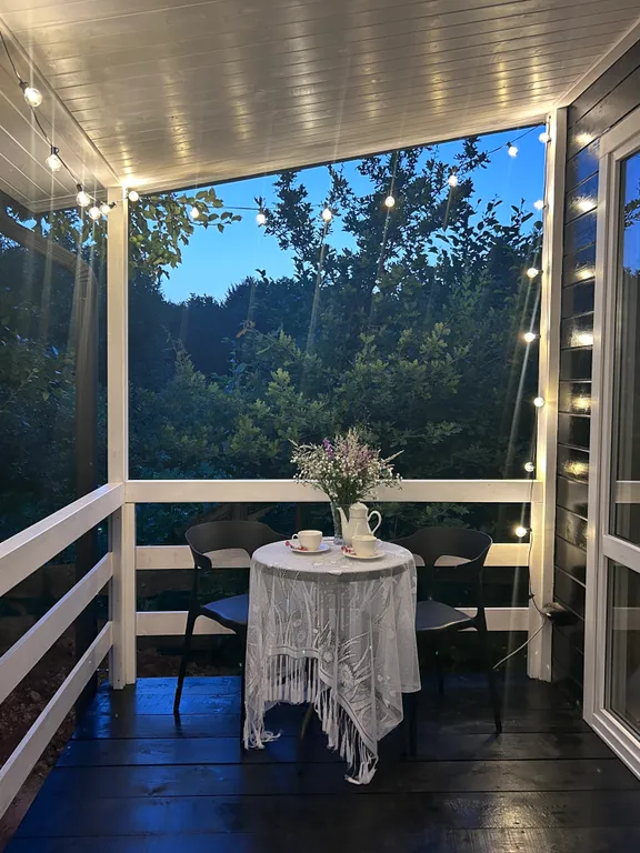 Уникальный дом-баня с собственной террасой