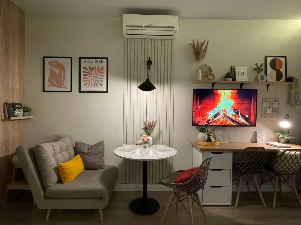 Апартаменты с видом на хвойный лес