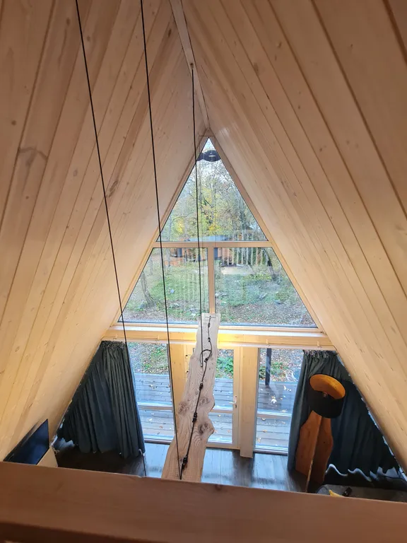 Коттедж Дом в живописном лесу (а-фрейм) — Архыз