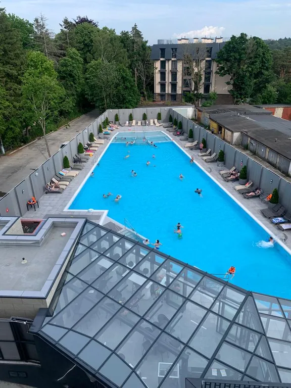 Апартаменты спа и бассейнами Баден