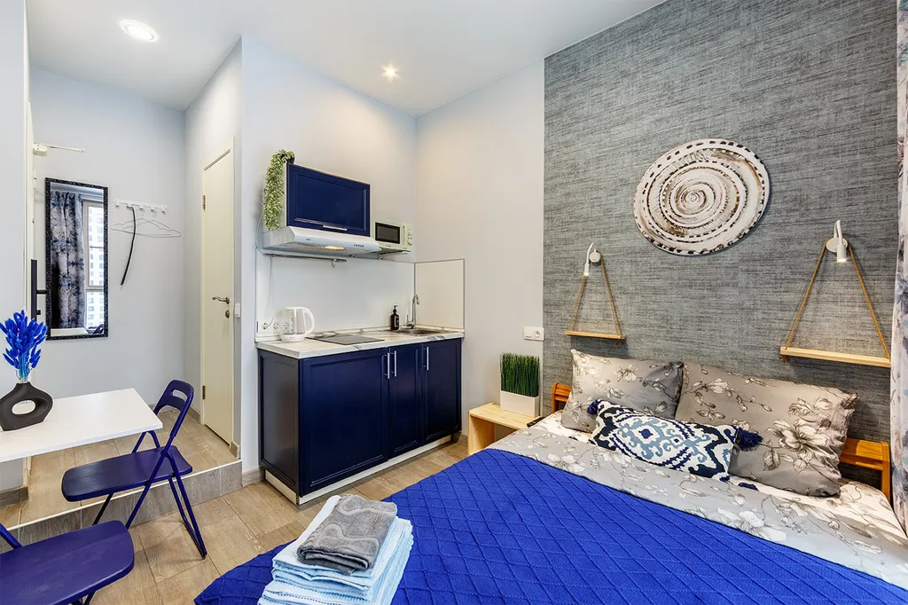 Квартира Квартира Уютная студия для 2 рядом с Водным стадионом — Москва