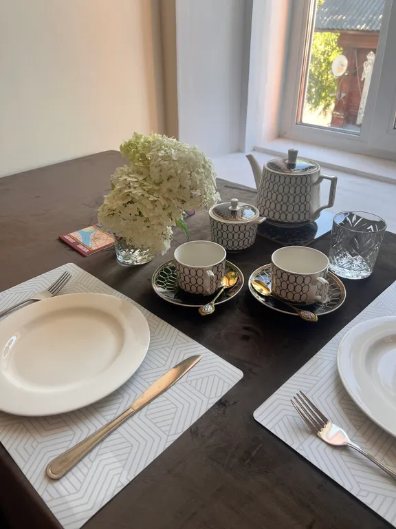 Квартира-студия в центре города с видом на Марьинский сквер