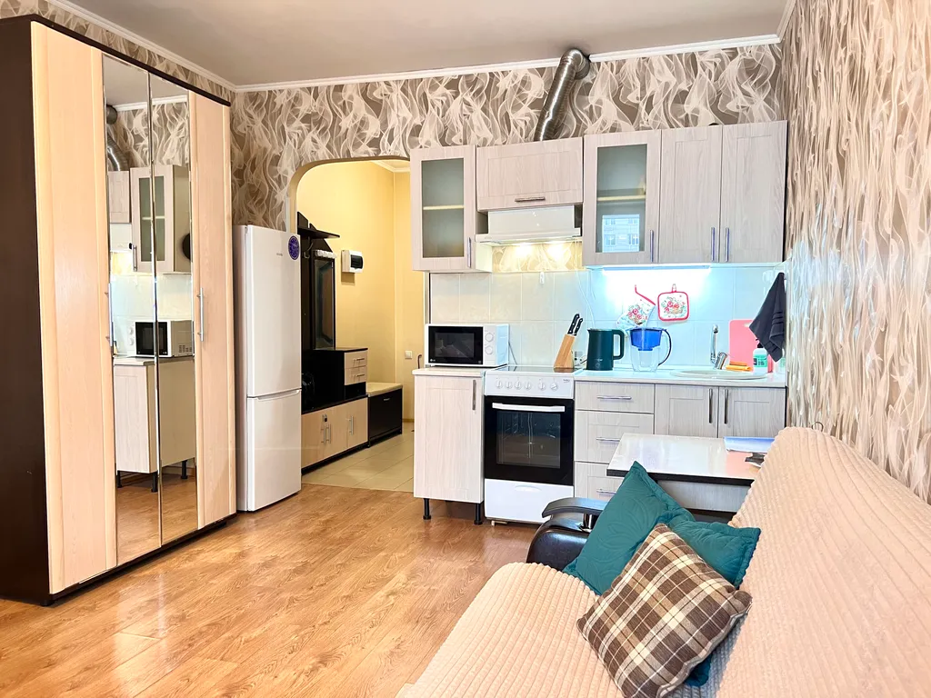 Студия с уютным интерьером