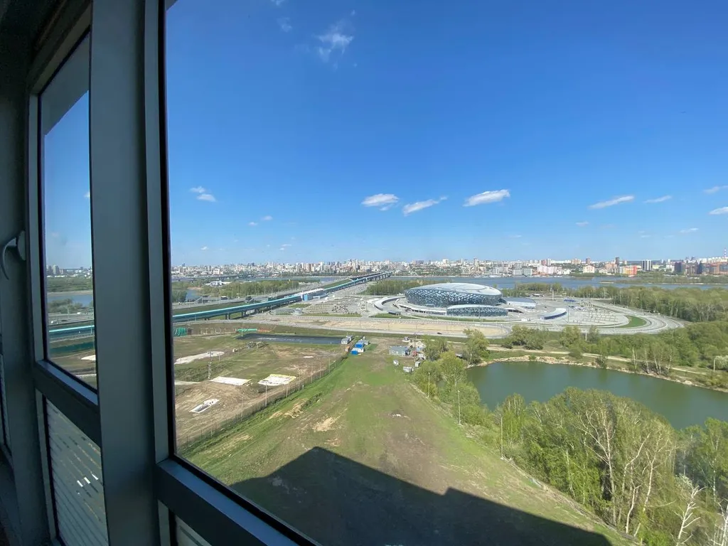 Квартира Квартира Уютная студия с видом на город — Новосибирск