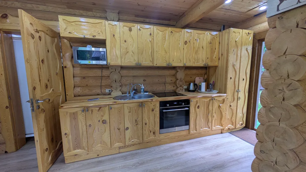 Деревянный дом в лесу с сауной в Мари Эл