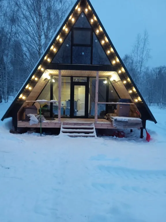 Дом 1 А фрейм на базе отдыха Куба