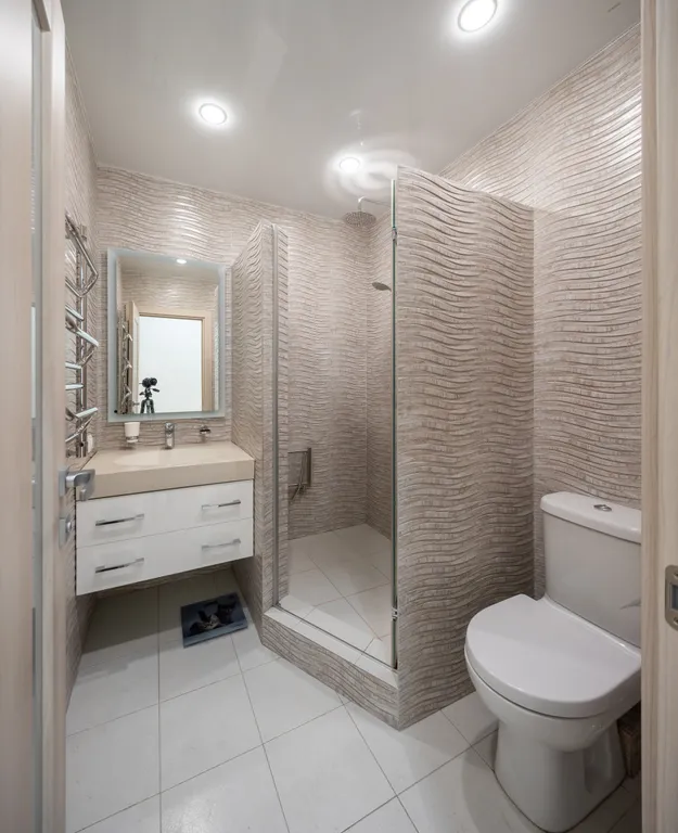 Квартира с Видом на море, 2 спальнями, 2 санузлами в ЖК Лазурный берег 1