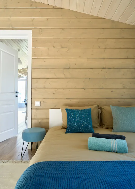 Дом Лахта с  баней на дровах