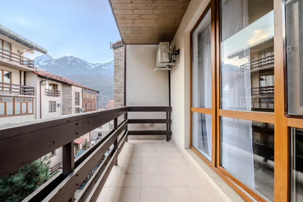 Апартаменты с балконом, 2 этаж, Семейное гнездышко с панорамой