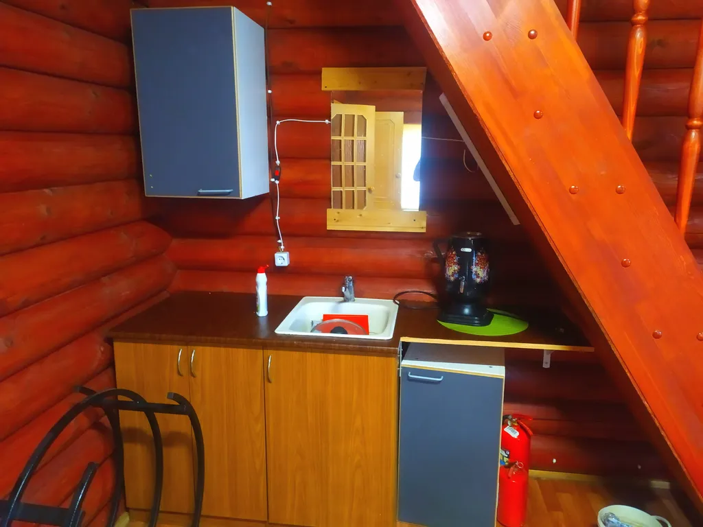 Дом с баней на дровах