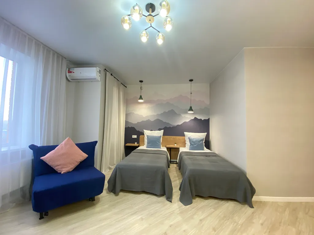 Дизайнерская студия Бизнес с красивым видом на город