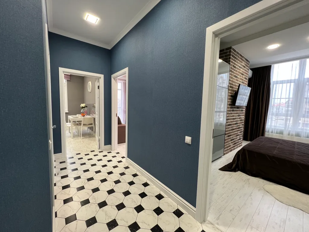 Большая квартира с 2 балконами