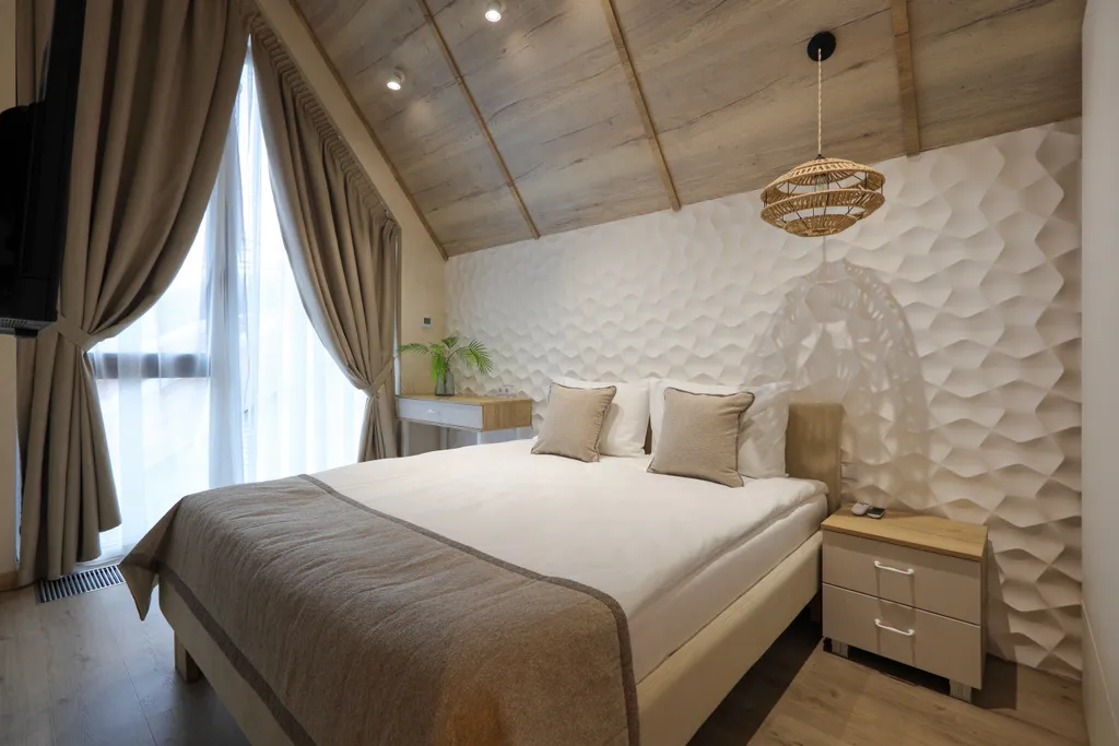 Коттедж c 3 спальнями, барбекю и парковкой