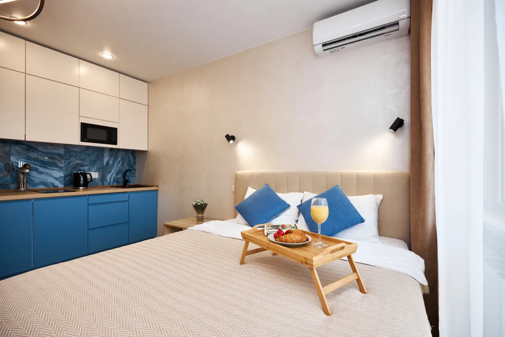 Квартира Стильный апартамент-студия в ЖК Каравелла Португалии — аренда посуточно в Дагомыс