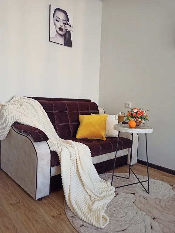 Уютная 1-к квартира в жк российский