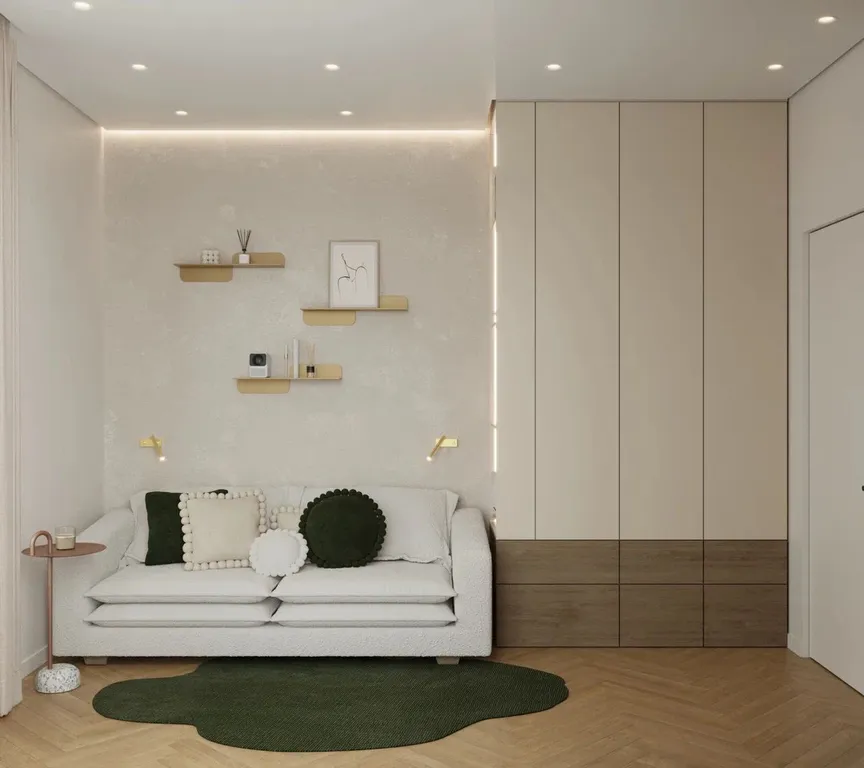 Квартира Дизайнерская евро 2-комнатная квартира в жк бизнес-класса forst — Москва