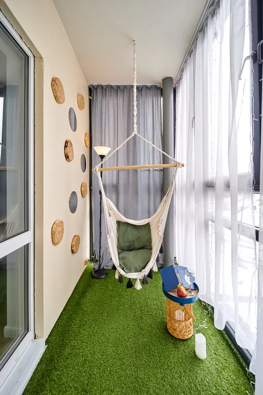 Студия с гамаком