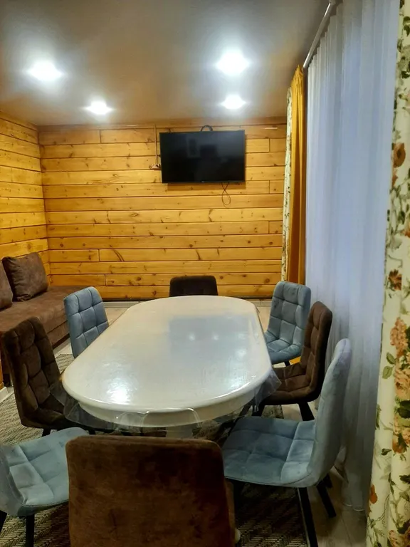 Комфортабельный просторный, кедровый коттедж на Усадьбе у костра