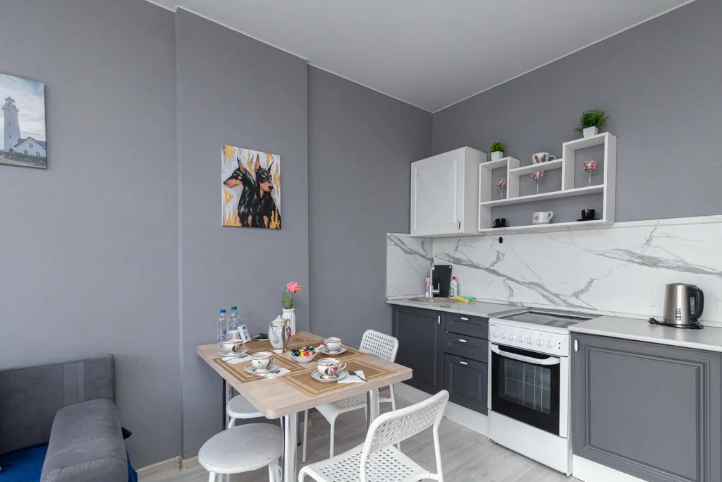 Квартира Просторная однокомнатная квартира для 4 гостей на мысу — Тюмень