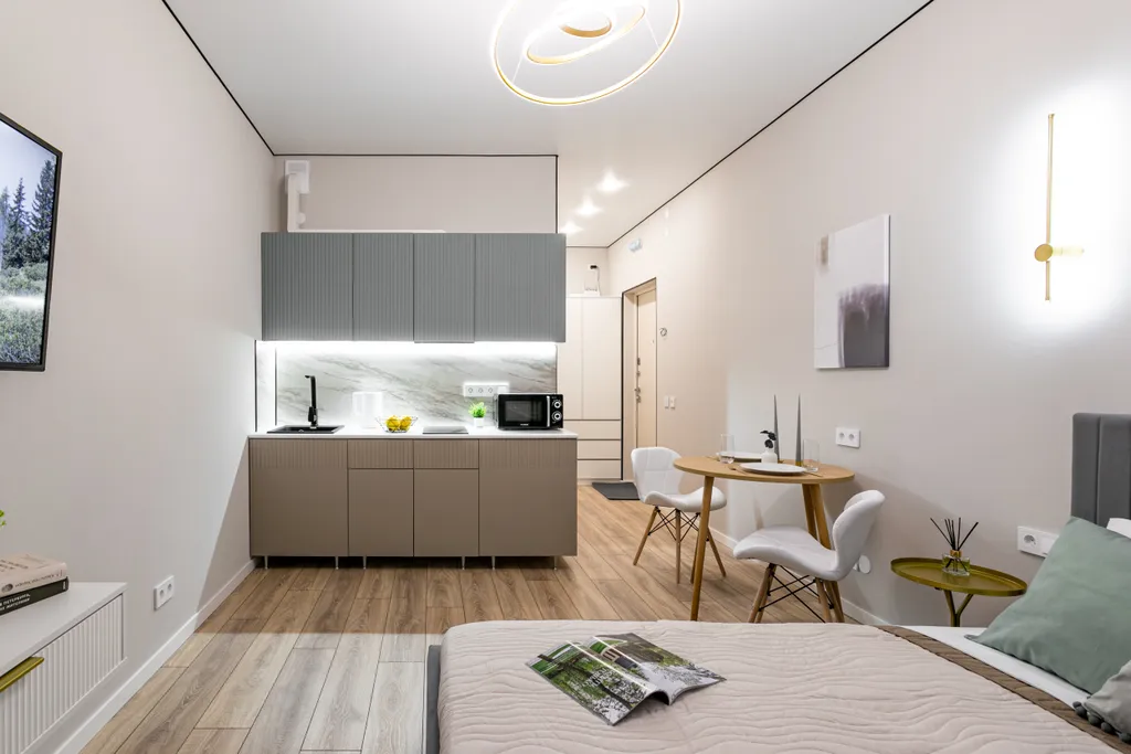 Квартира Квартира Студия у метро Ладожская — Санкт-Петербург